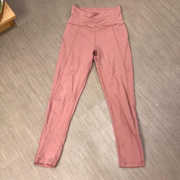 girlfriend collective Pants - Girlfriend Collective mauve pink leggings Small
